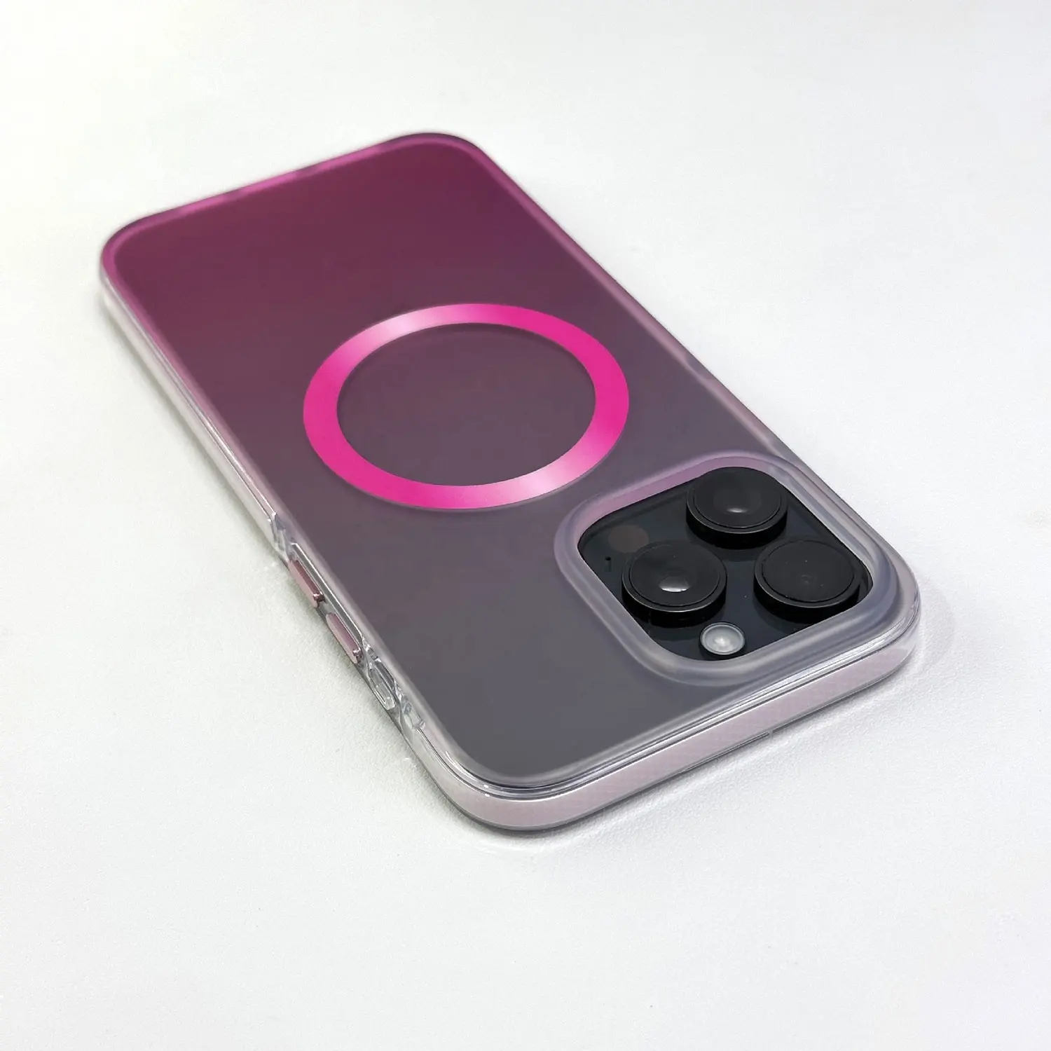 New Product Design Suitable for iPhone 13 14 15 16 Pro Max TPU+TPE+PC Gradient Phone Case Wireless Charging Premium Phone Case