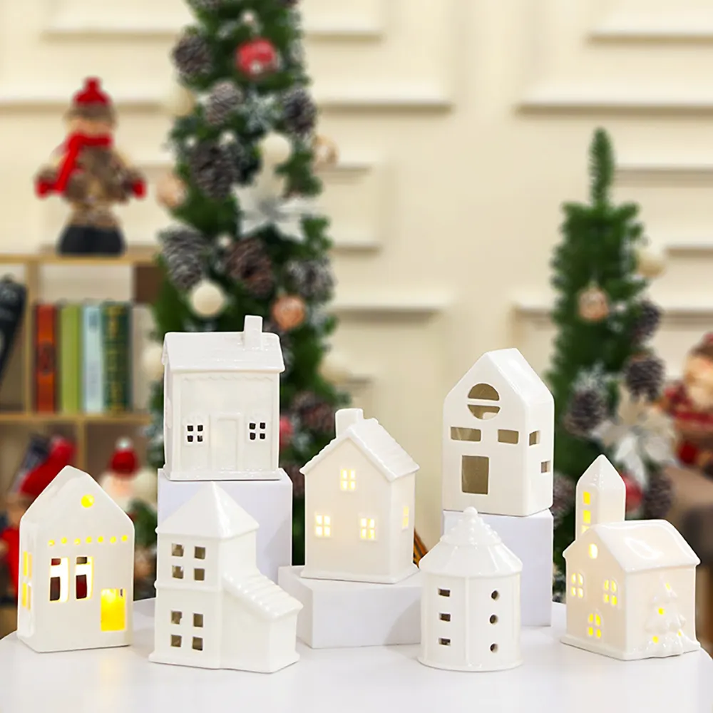 New Design Ceramic House Shape Home Decoration