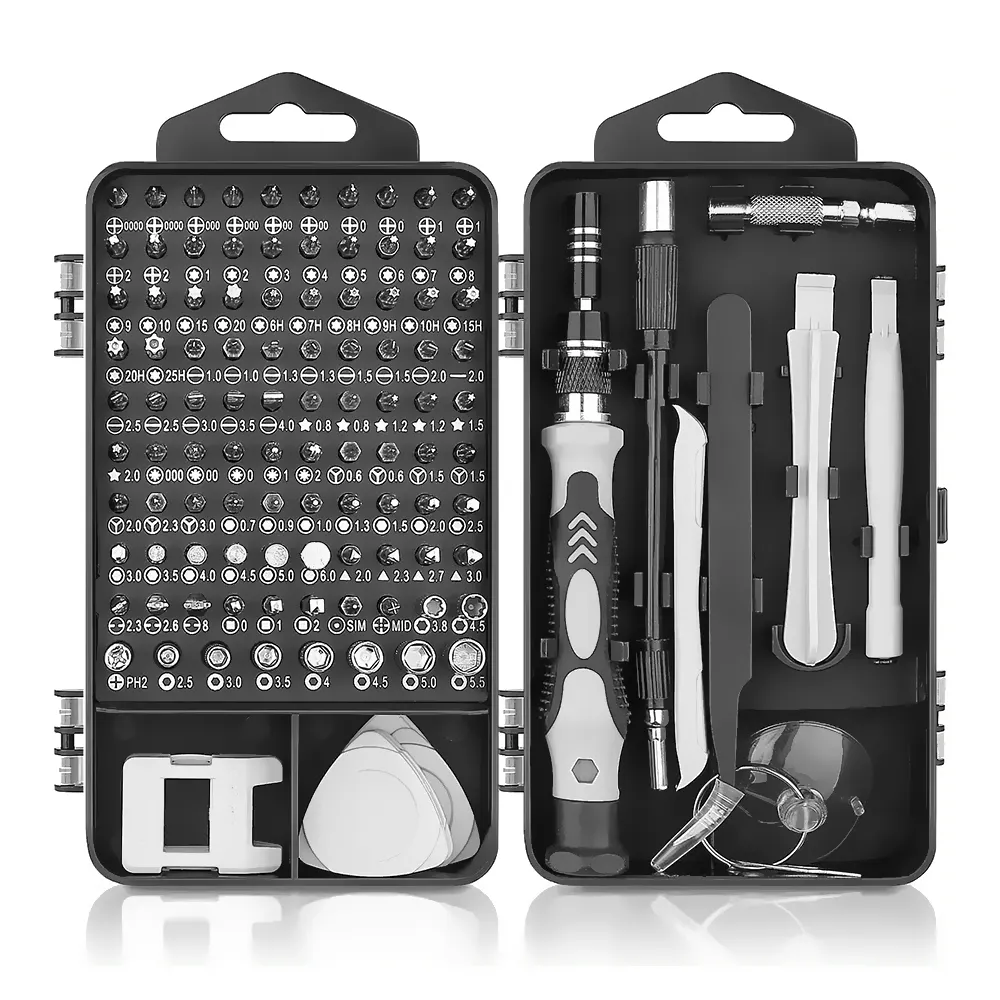117 in 1 Cell Phone Repair Kit Precision Screwdriver Bit Set Magnetic Electronic Repair Tool Set Screwdriver Set