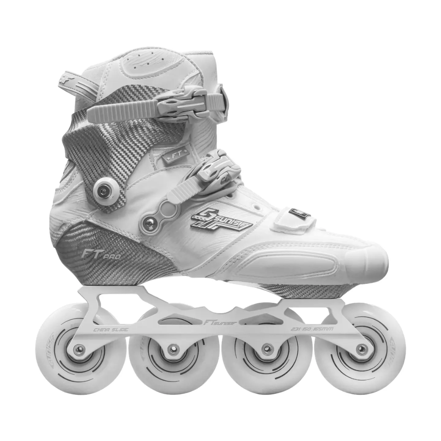 Professional Full Set Carbon Fiber Inline Skate Wheel Roller Skates Slalom Speed Skating Aluminum Alloy Frame Outdoor