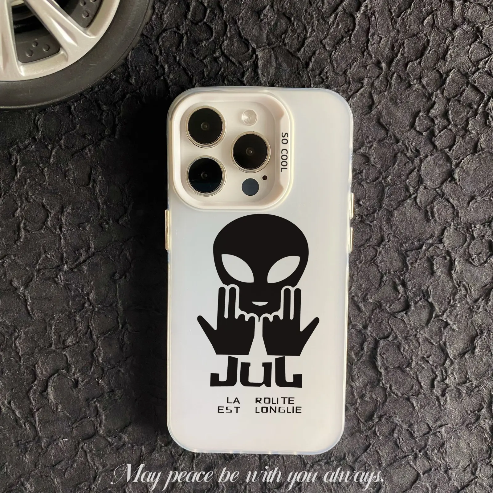 Stylish Designer Jul Phone Case Shell for iPhone 7 8 Plus XR XS 11 12 13 14 15 16 Pro Max Coque Holster PC Mobile Phone Cases