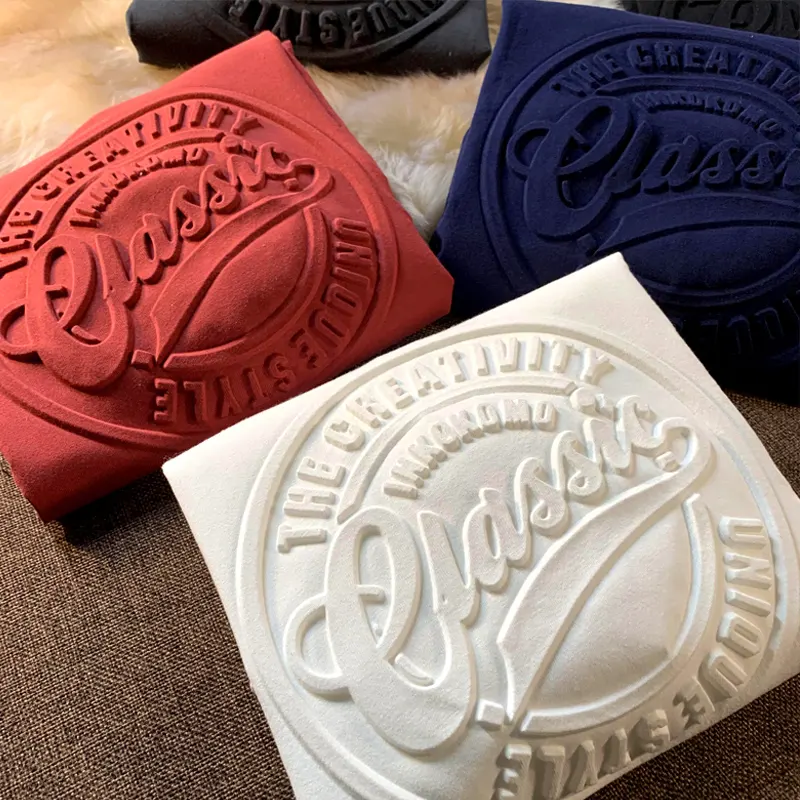 High Quality Custom Fashion Tee Heavyweight 100% Cotton Pullover Men' s t Shirt Casual Men Custom Embossed T-shirts For Men