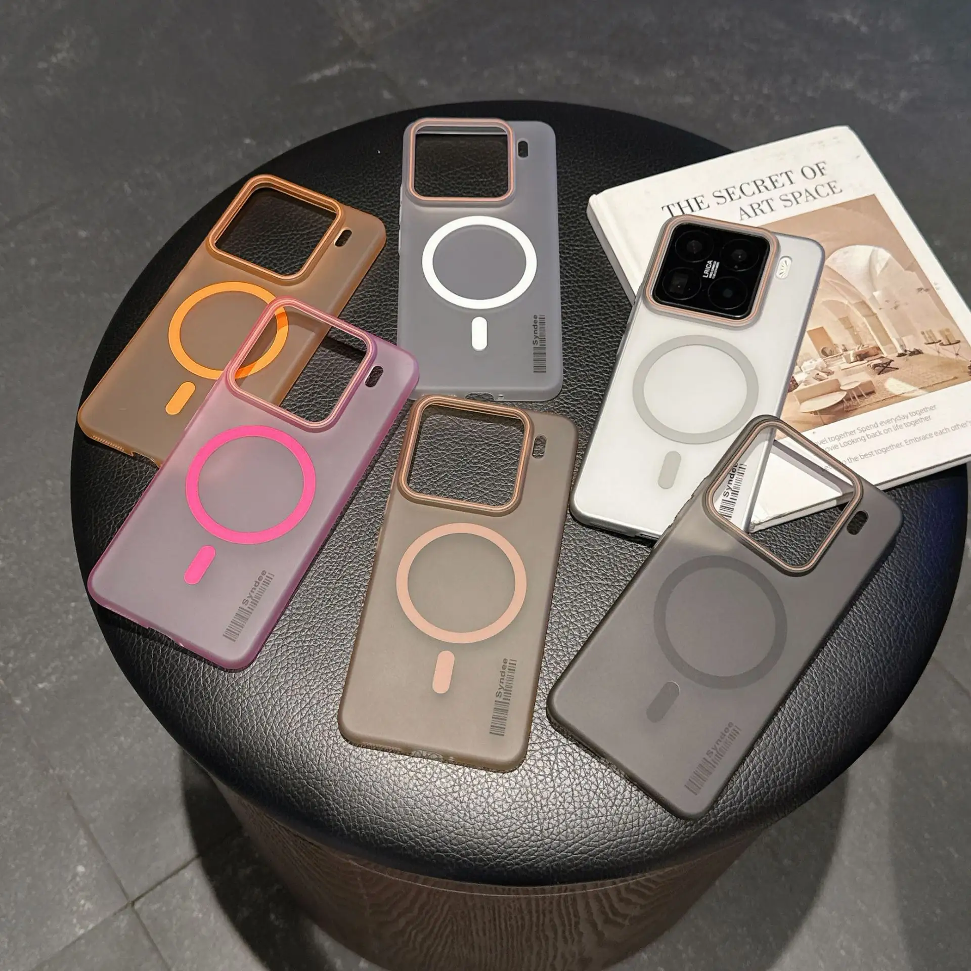 Wholesale Bulk Fashion Magnetic PC Clear Phone Cases Protective Back Cover for Xiaomi 15 Ultra 13 Redmi K80 Mobile Phone Case