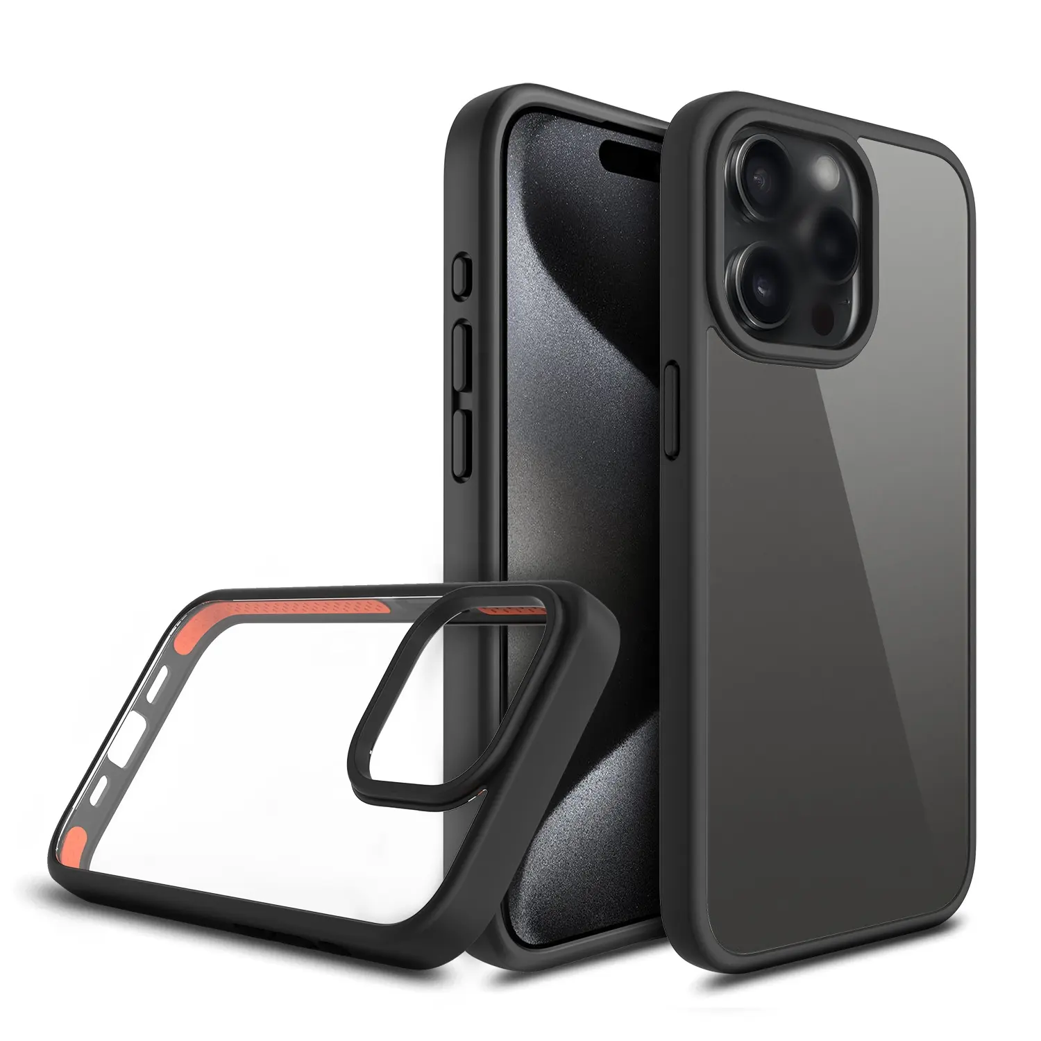 GRS WOWCASE Transparent Hot Sale Luxury Shockproof Mobile Phone Cover Case for iPhone 15 14 13 12 11 Pro Max Mini Phone Cover