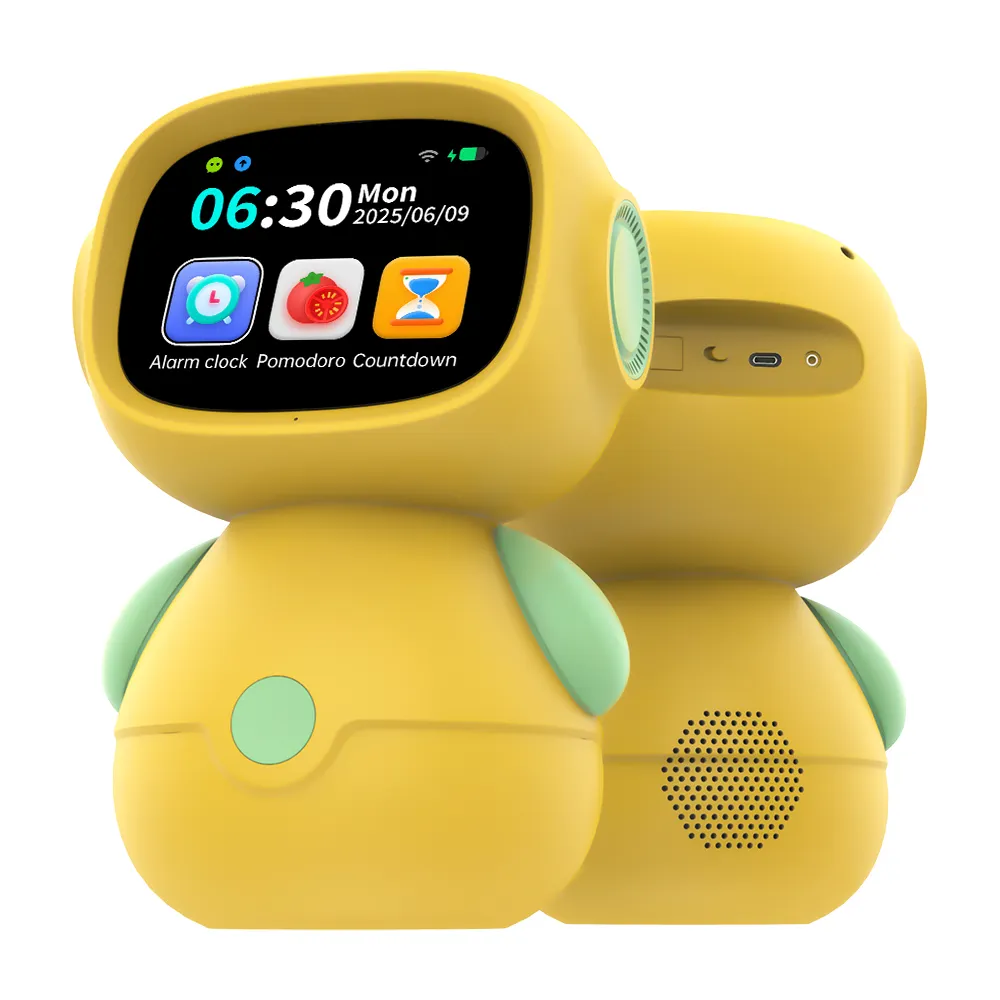 2025 New Model Educational Multi-functional ABS AI Smart Robot Story Learning Machine for Kids Rechargeable Battery WIFI Voice