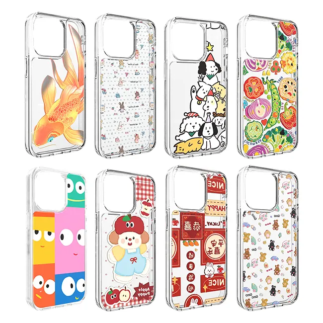 Customizable Hot Cover Shockproof TPU TPE PC Mobile Phone Case 2 in 1 Phone case for iPhone 15 16 17 Pro Phone Cases