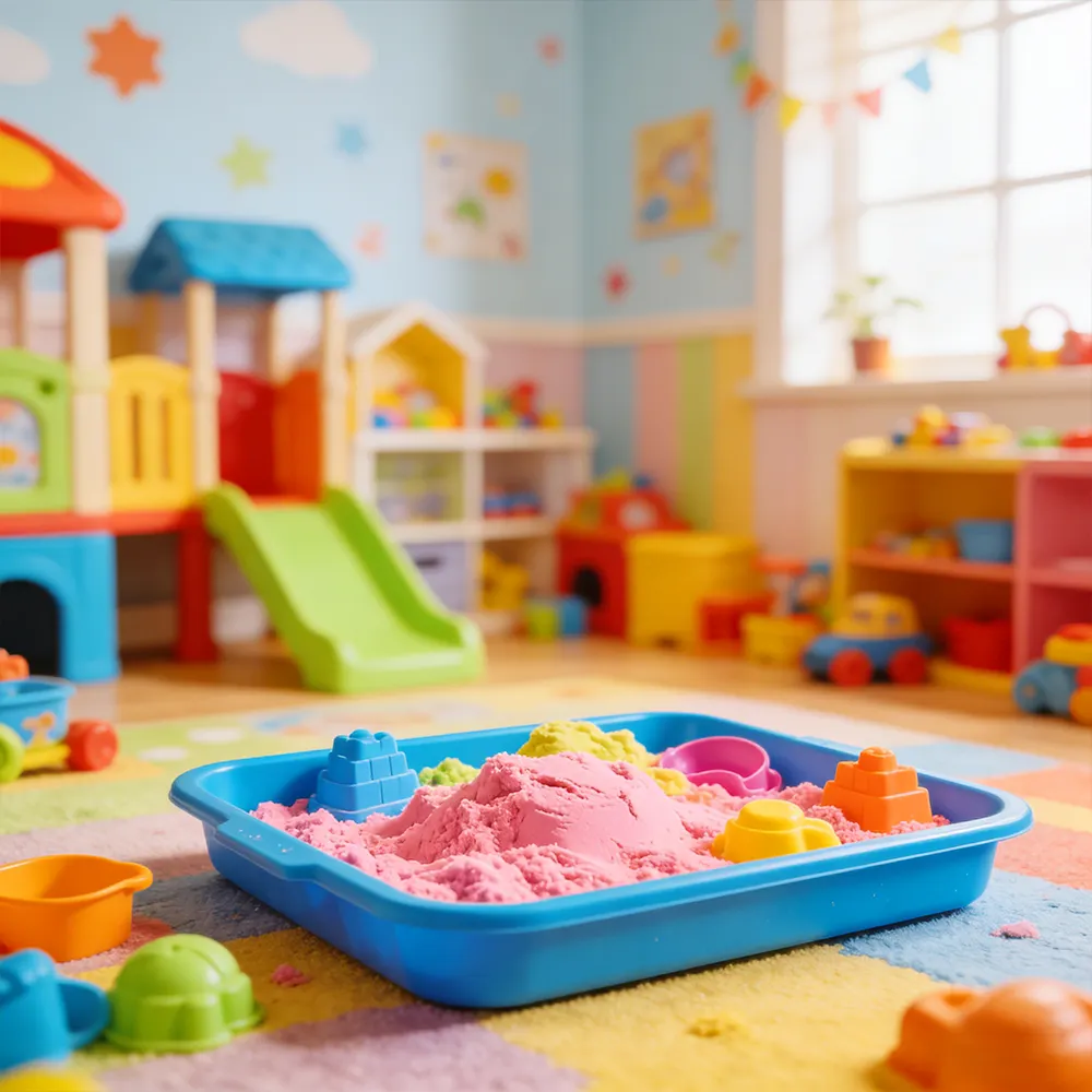 High Quality Creative DIY Magic Colored Sand Toys for Kids