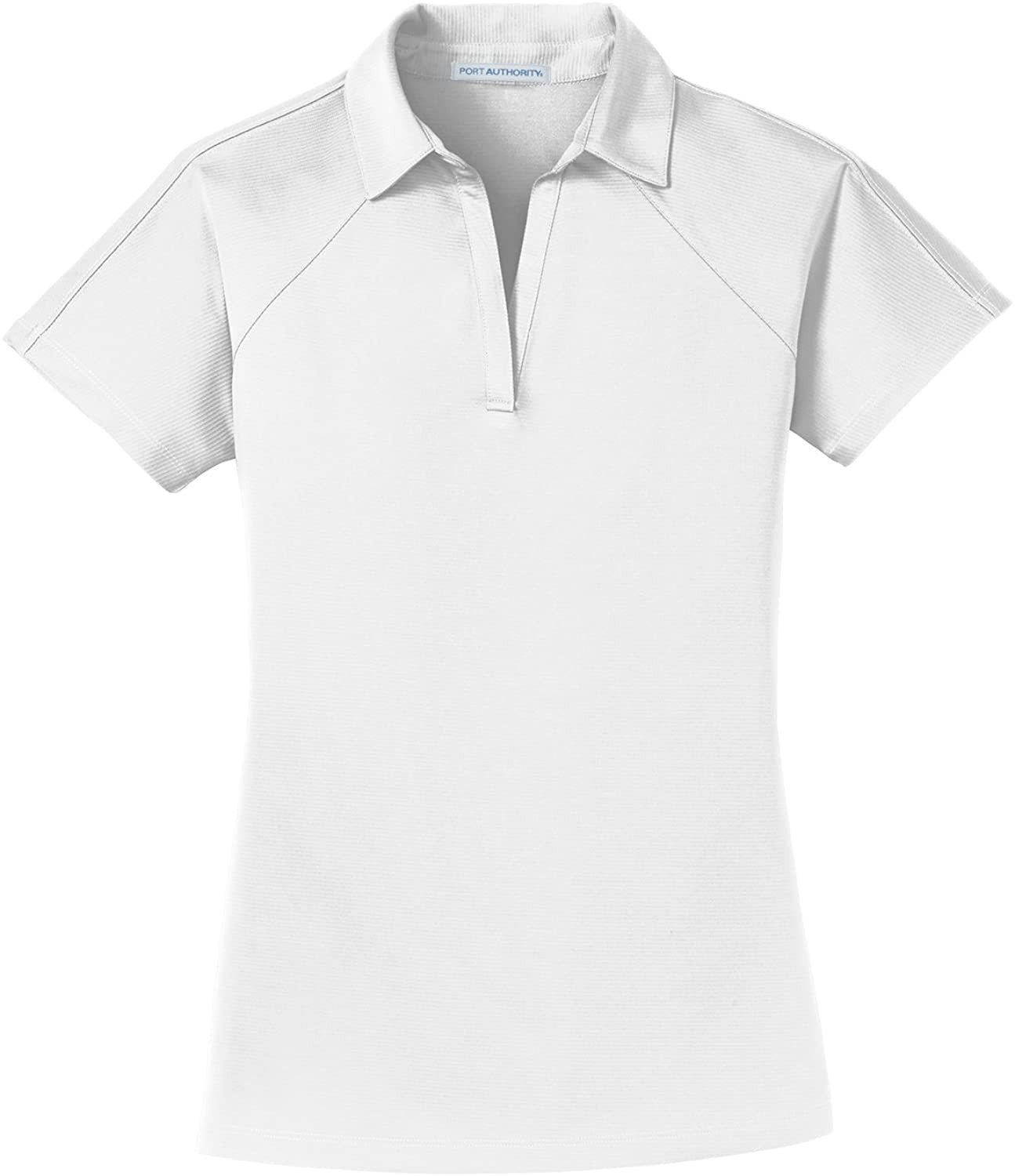 Port Authority Women's Rmk Women's Cross Raglan Sleeve Polo Shirt เสื้อเทรนนิ่งสีฟ้า (36 Pack)