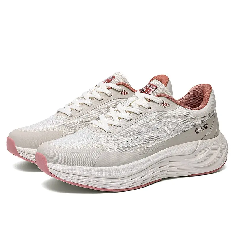 Custom Unisex Light Weight Lace-up Sports Shoes Factory Direct Classic Fashion Mesh Upper Running Style Sneakers Wear-resistant