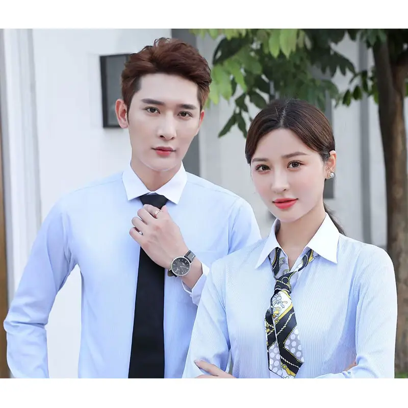 Fit Style Men's Shirts High Quality Long Sleeve Dress Shirts Breathable Business Suit Shirt