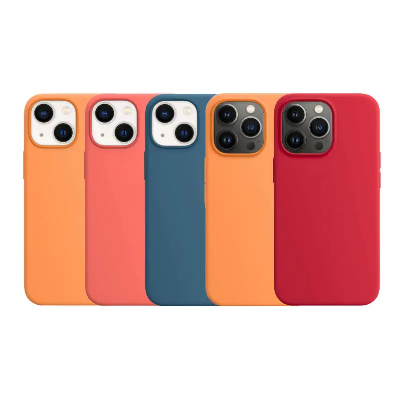 2025 Hot Selling Silicone Cover case Soft Shockproof Magnetic Phone case for iPhone 16 15 14 13 12 Pro Max