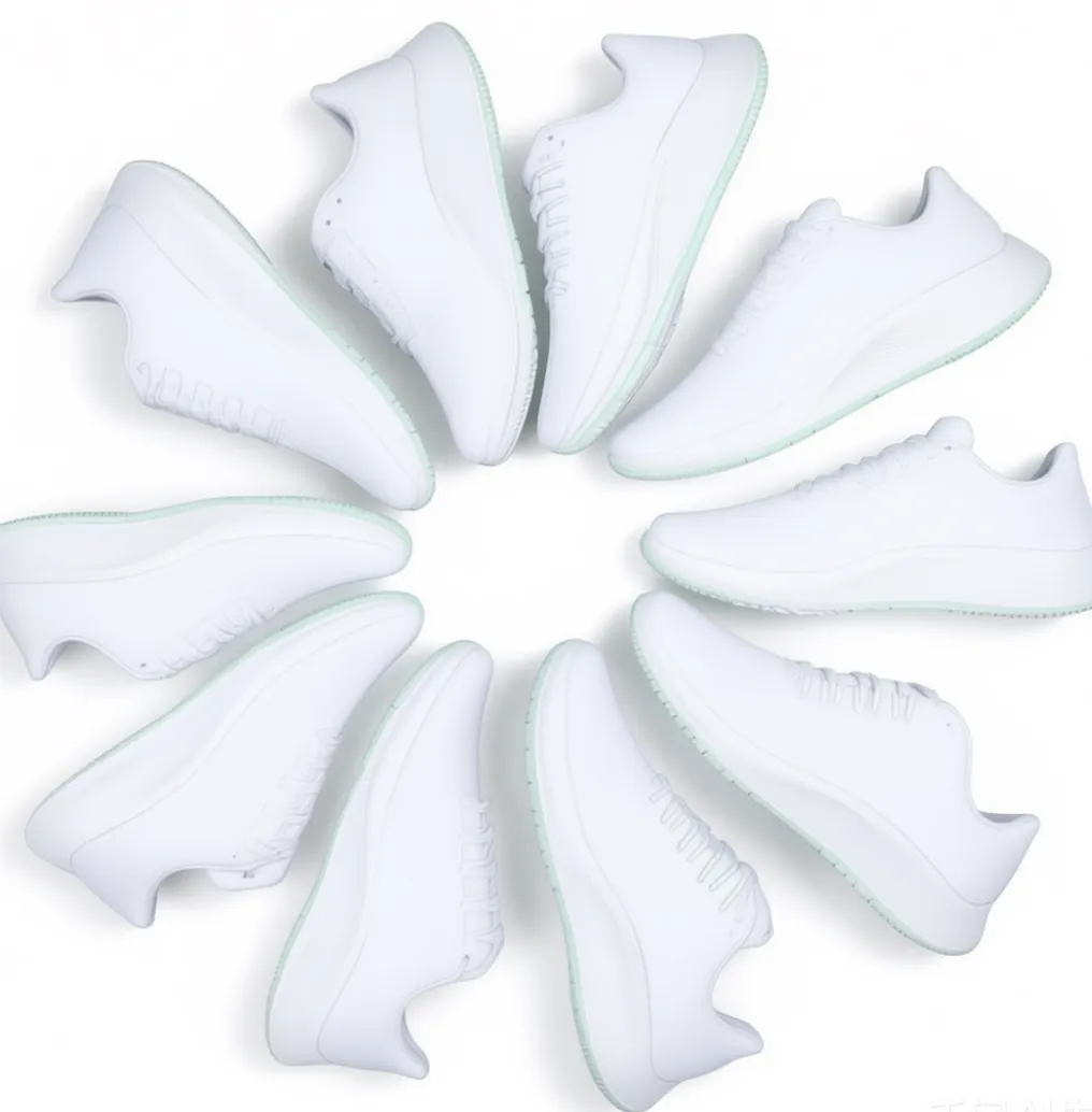 Fashion Unisex Athletic Shoes Lightweight Microfiber Sneakers EVA Midsole Genuine Leather Lining for All Season Sports Casual