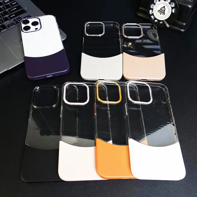Mobile Phone Cover for iphone Shell 15 16 Pro Max Color Block Pc Waterproof Phone case for iphone 11 12 13 14 Pro Max