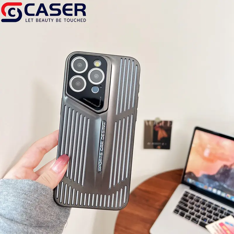 Stylish Heat Dissipation Metal Lens Protection Phone Case Latest Skin Cooling Ultra Thin Mobile Phone Covers for Iphone 16 15 14