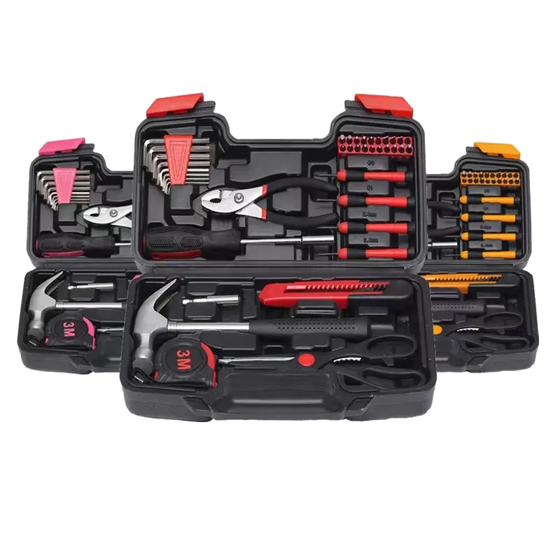 39 PCS Home Tool Set Complete Household Tool Kit with Portable Toolbox for DIY Beginners