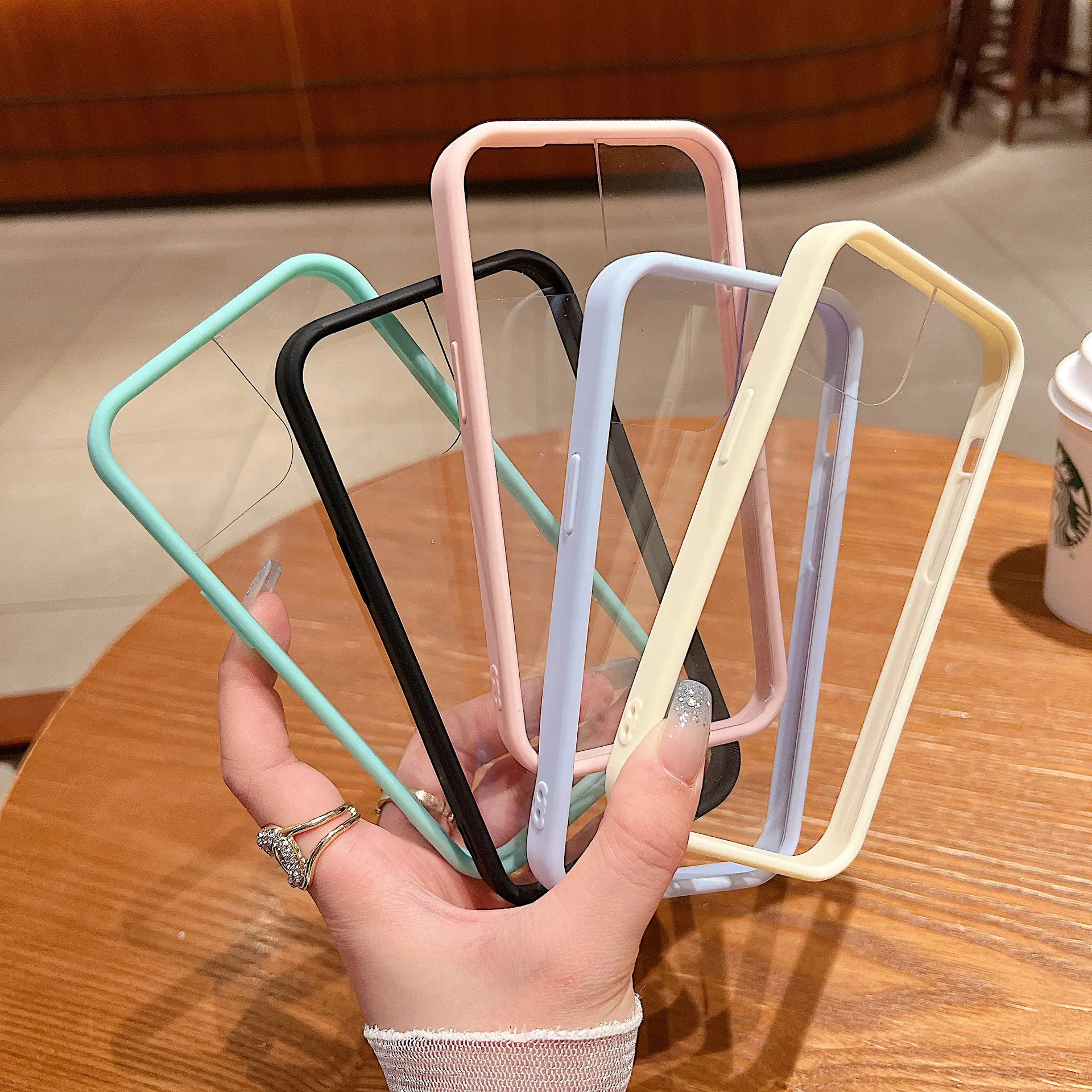 Factory Wholesale Materials Mobile Phone case for iPhone 16 15 Pro Max 14 13 12 11 XS XR Candy Color Acrylic Shell Back Cover