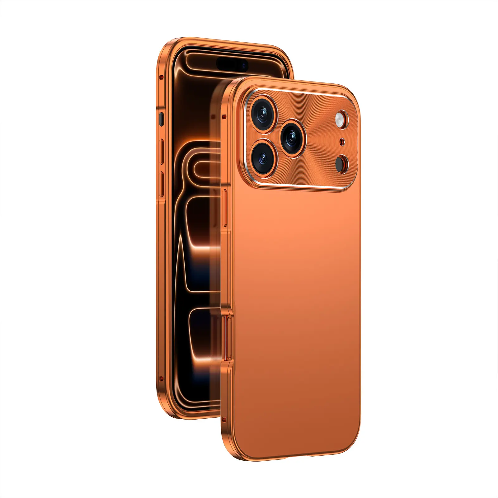 Metal-edged Phone 17 Pro Max Case, Drop-resistant and Durable Magnetic Charging Case. Customizable Materials, Colors, and Logos