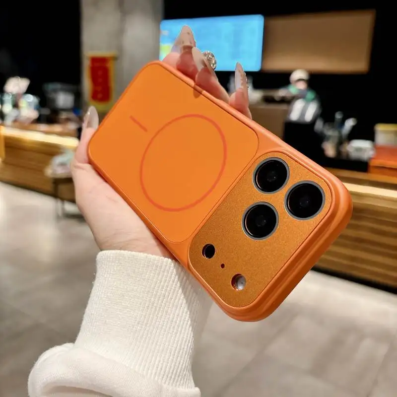 High Quality Magnetic Wireless Charge Phone Case for iPhone 17 Pro Max 16 15 14 13 Lens Protective Phone Accessories