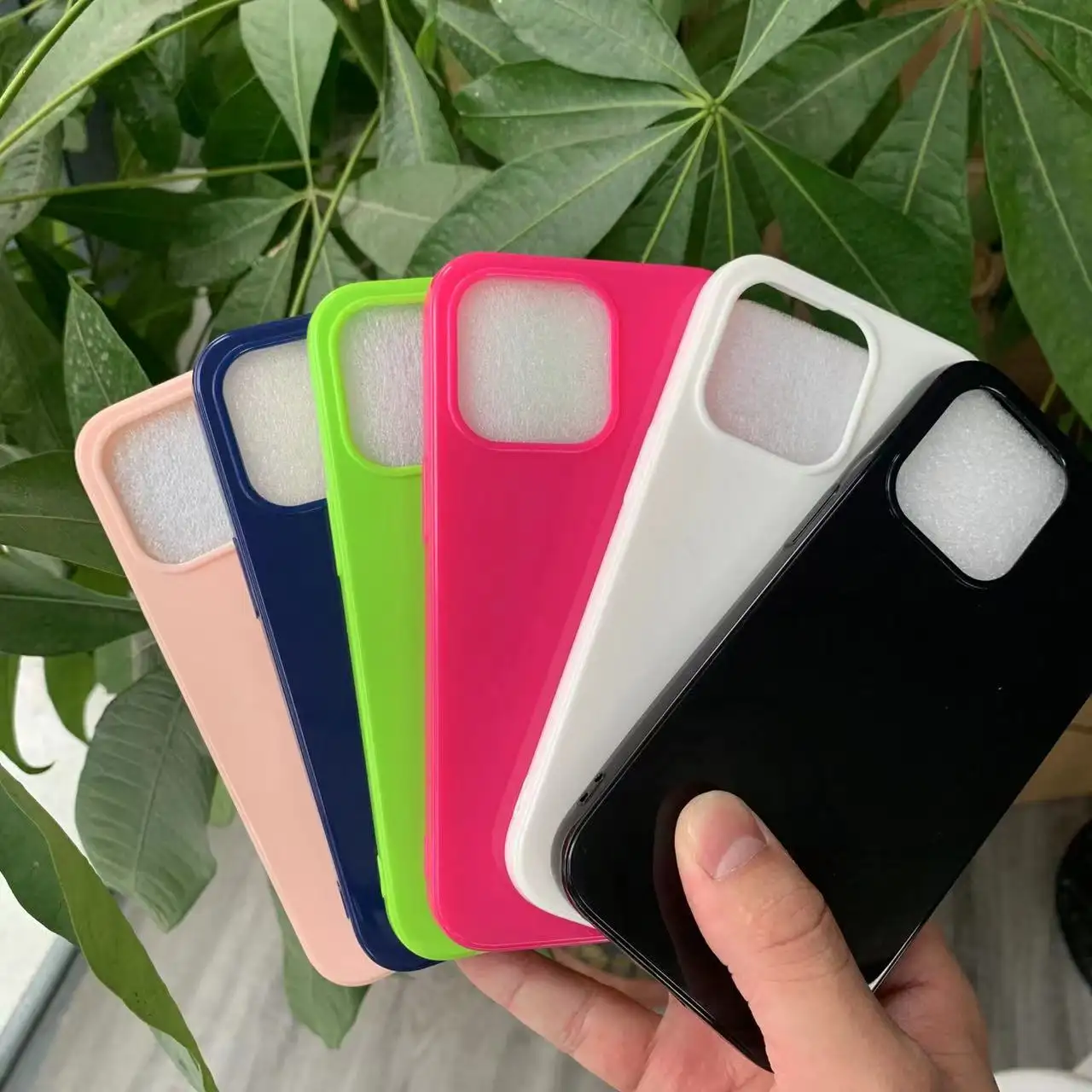 Pure Color Slim Shockproof Soft Mobile Phone Case for Iphone XS XR 11 12 Pro 13max