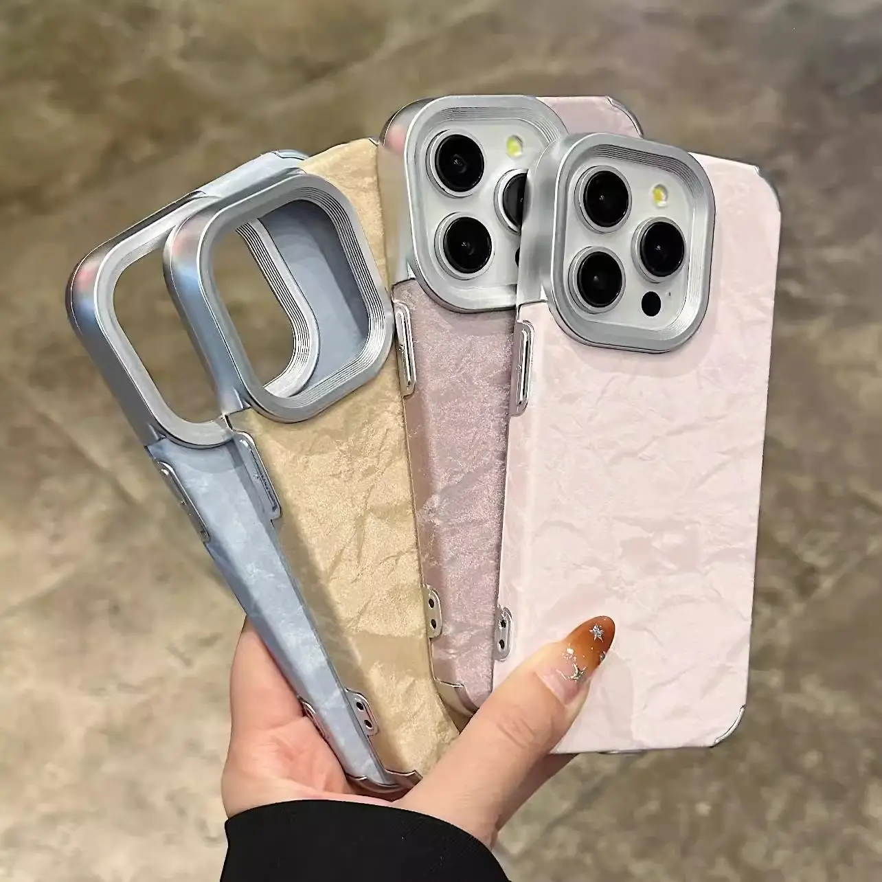 Luxury Mobile Phone Cases for iPhone 16 Pro Max 15 14 Plus 13 12 Electroplated Matte Marble Texture Case Phone for iPhone case