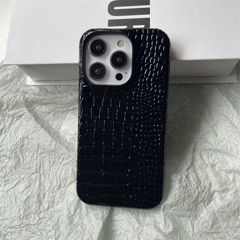 Mobile Phone case for iPhone 17 16 15 Pro Max 14 13 12 11 Shockproof Retro Shell Back Cover Coque Fashionable Business Style