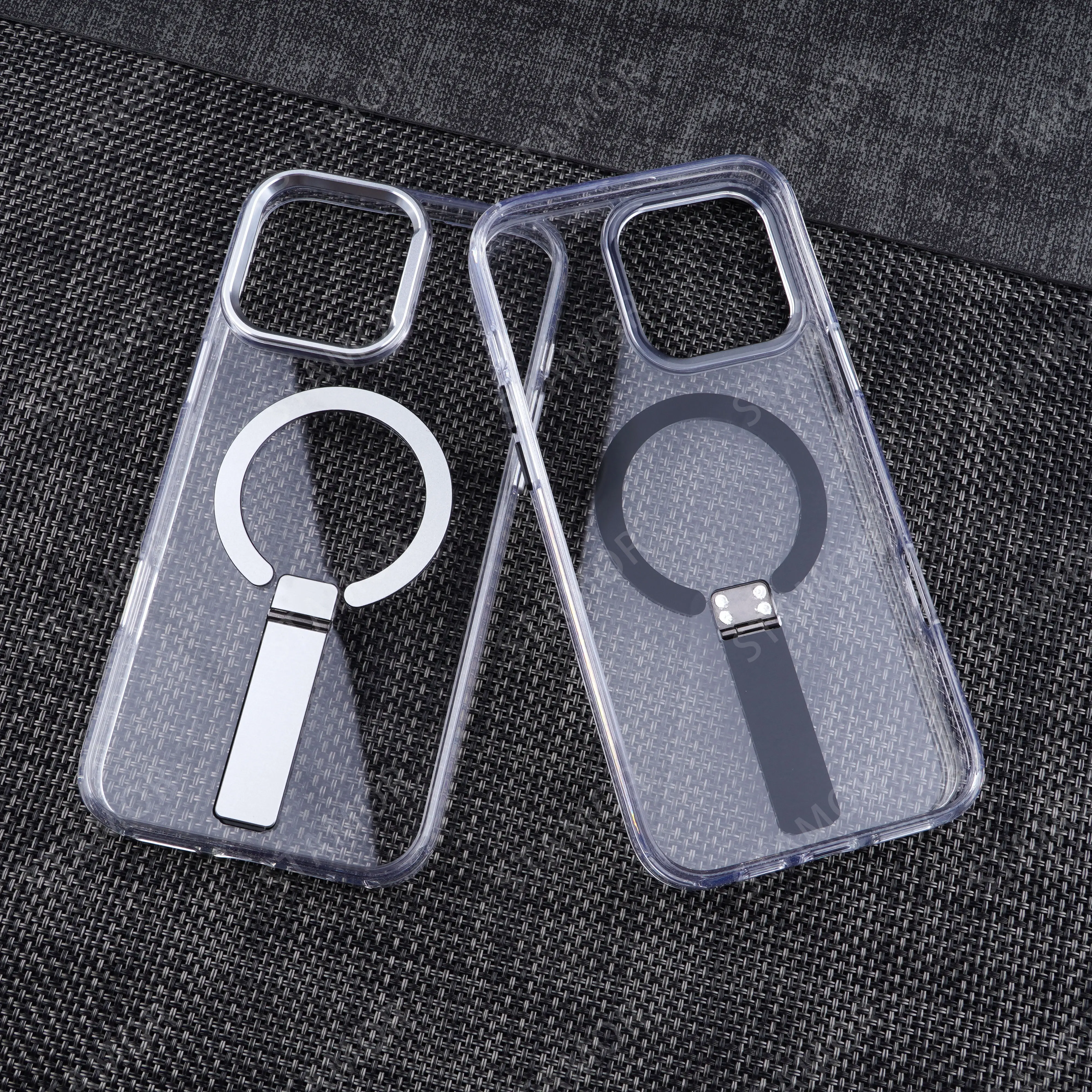 Cell Phone Case with One-line Stand Phone Case Lens Protection for iPhone Samsung Xiaomi Oppo Vivo Latest Model
