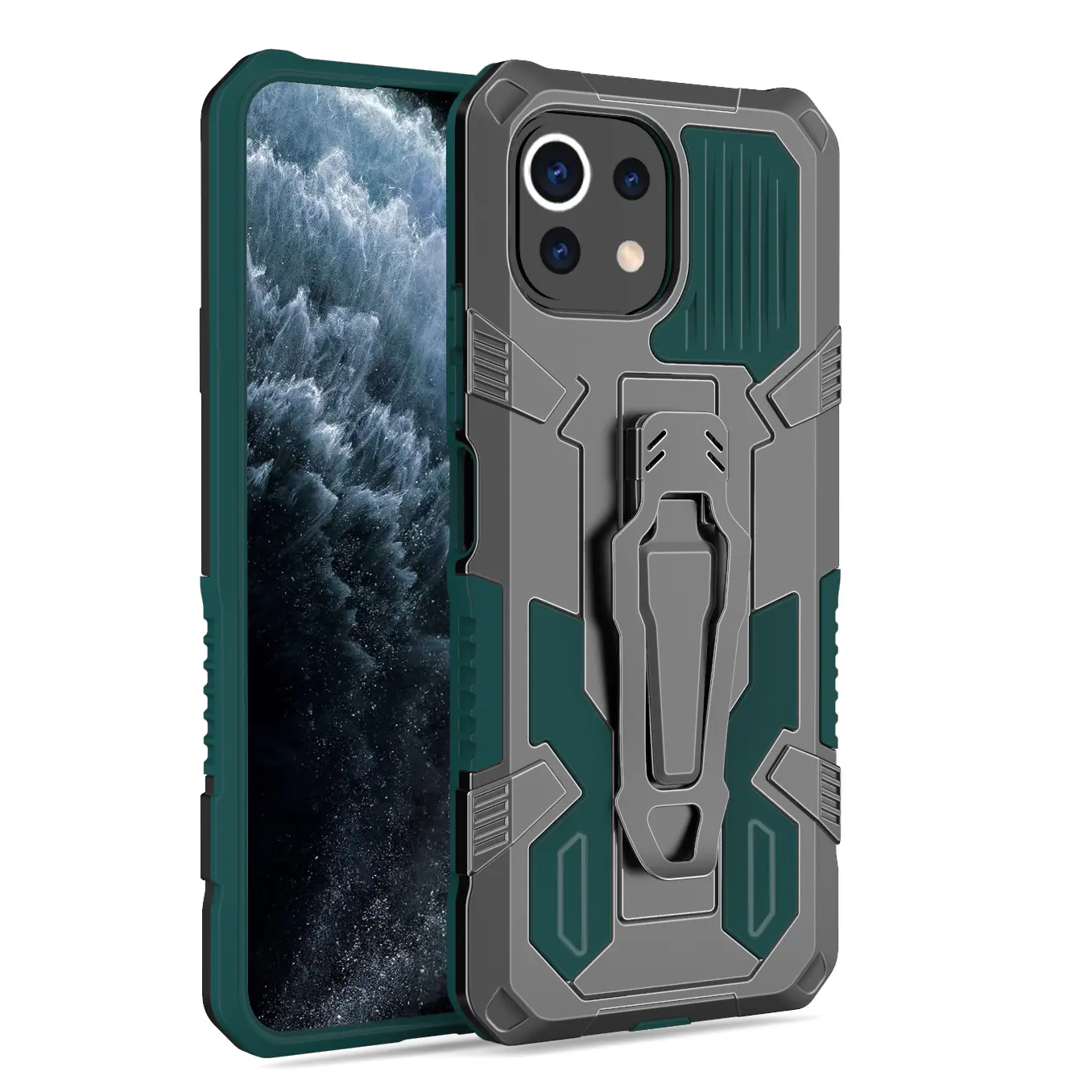 Cheap Shipping New Arrivals Superior Steel armor Shockproof Multi Colors TPU PC Hybrid Phone case for Redmi Note 8 Relme 8