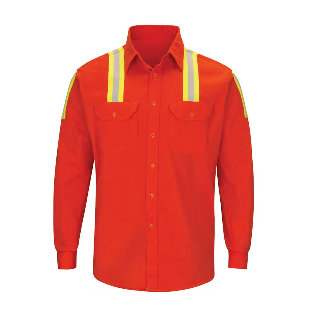 Mens Work Shirt Long Sleeve Button Down Professional Office Casual Durable Fit Mens Button Down Work Shirt