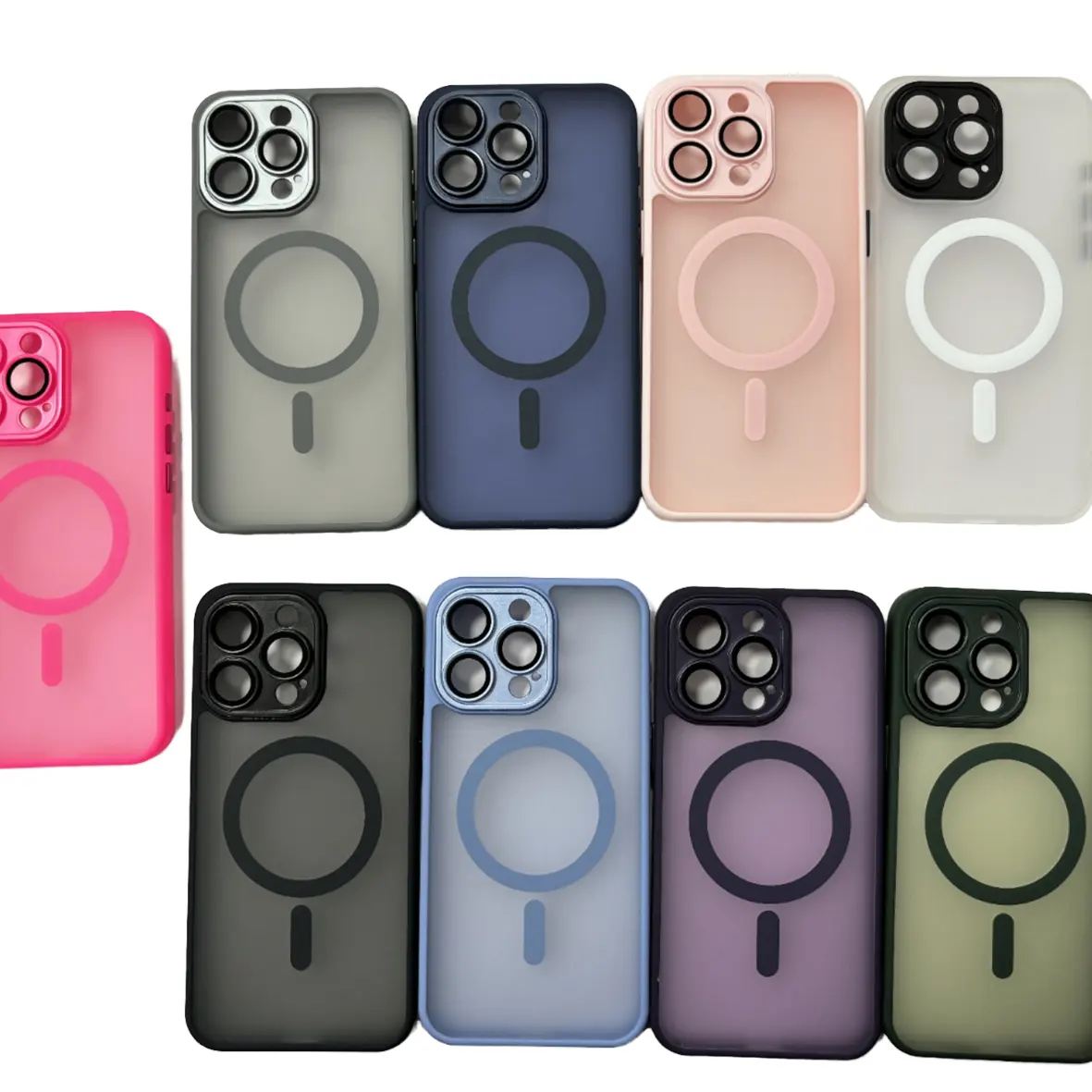 Hot Sell Phone Case Magnetic for Iphone Mobile Protector for Iphone X XS MAX Case With Camera Lens for Iphone 15 Pro 16 Pro Max