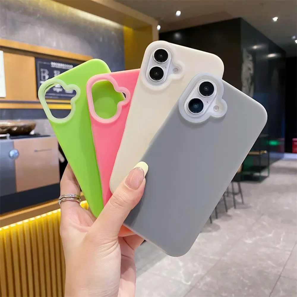 Soft Gel Rubber Shockproof Protective Cases Slim Liquid Silicone Phone Case for iPhone 17 16 15 14 Pro Max Mobile Phone Cover