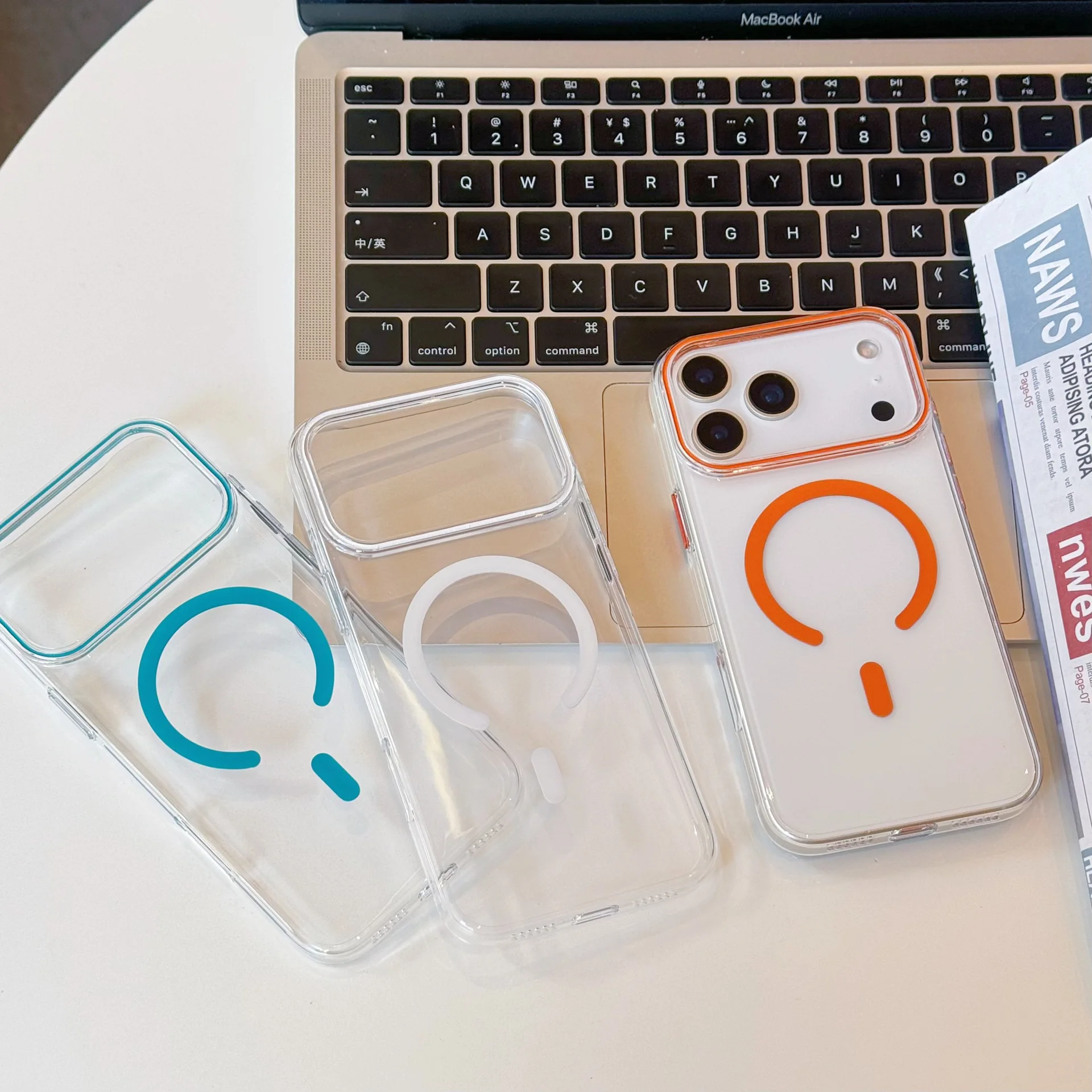 Factory Wholesale Magnetic Fully clear Lightweight Thin Hard PC case for iPhone 17 16 Pro Max Shockproof Mobile Phone case