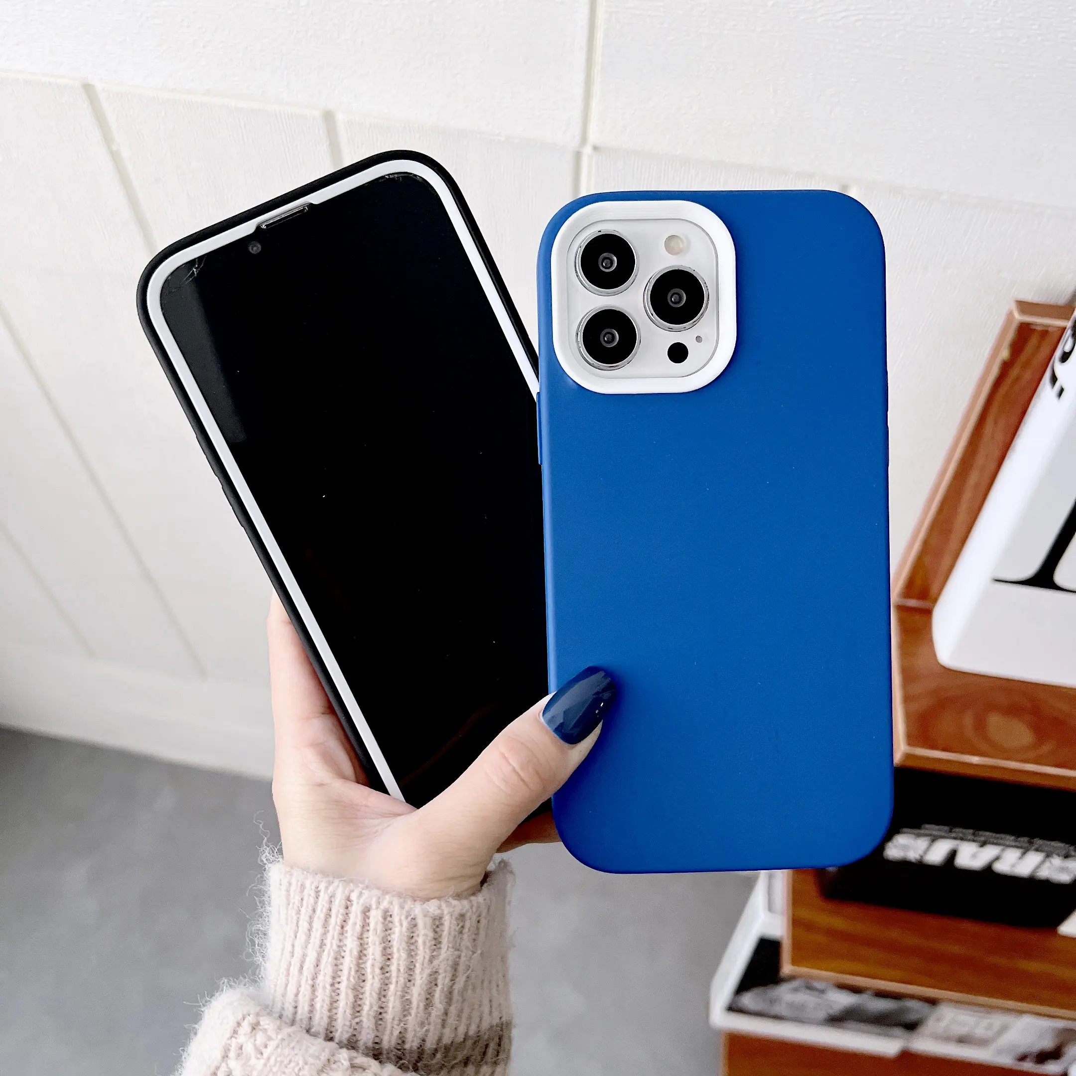 3 in 1 Detachable Shockproof Mobile Phone Case TPU Protective Cover Pc Hard Border for Iphone 11 12 13 14 15 16Pro Max