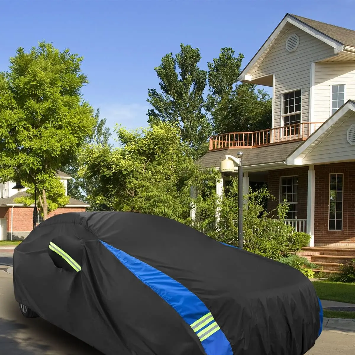 Car Cover Waterproof All-weather Universal Outdoor Heavy-duty Sedan Full Body Cover with PE/PEVA/PVC Material 90% UV Protection