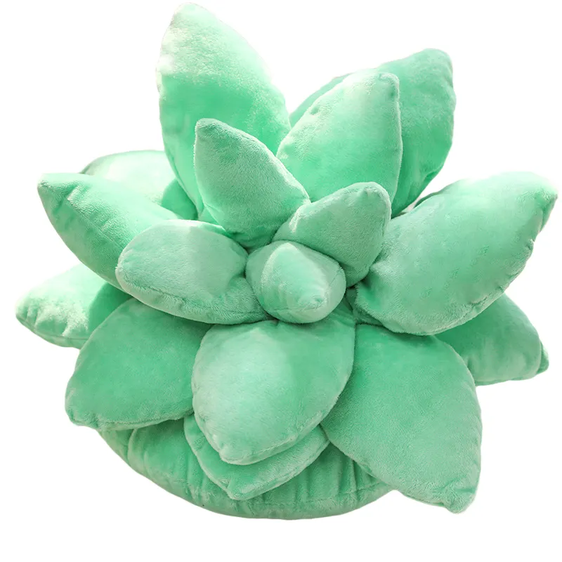 Custom Green Succulent Plush Pillow Simulation Stuffed Plush Succulent Plant Stuffed Succulent Plants Plush Toy