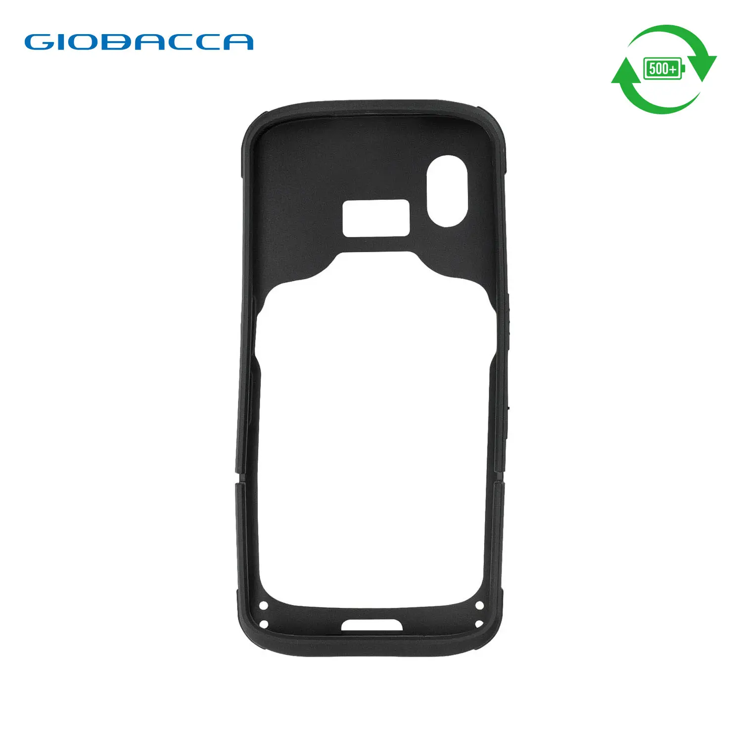 Protective Cover Rubber Case for Zebra TC15 Cushioning Shock-Resistant Case Black