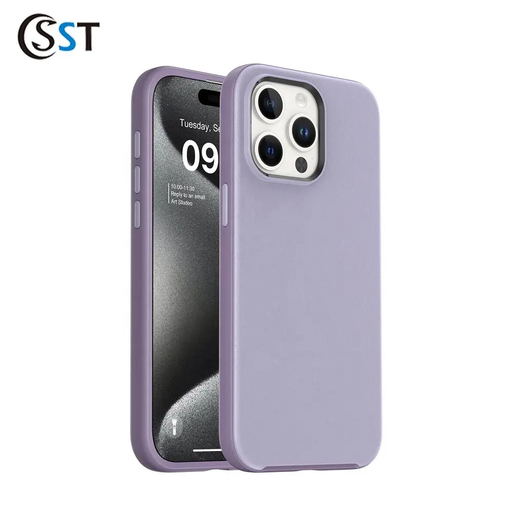 Hot Sell Factory Cheap Wholesale PC TPE Sports Design Shockproof Mobile Phone Case for iPhone 15 Pro Max with Buffer Effect