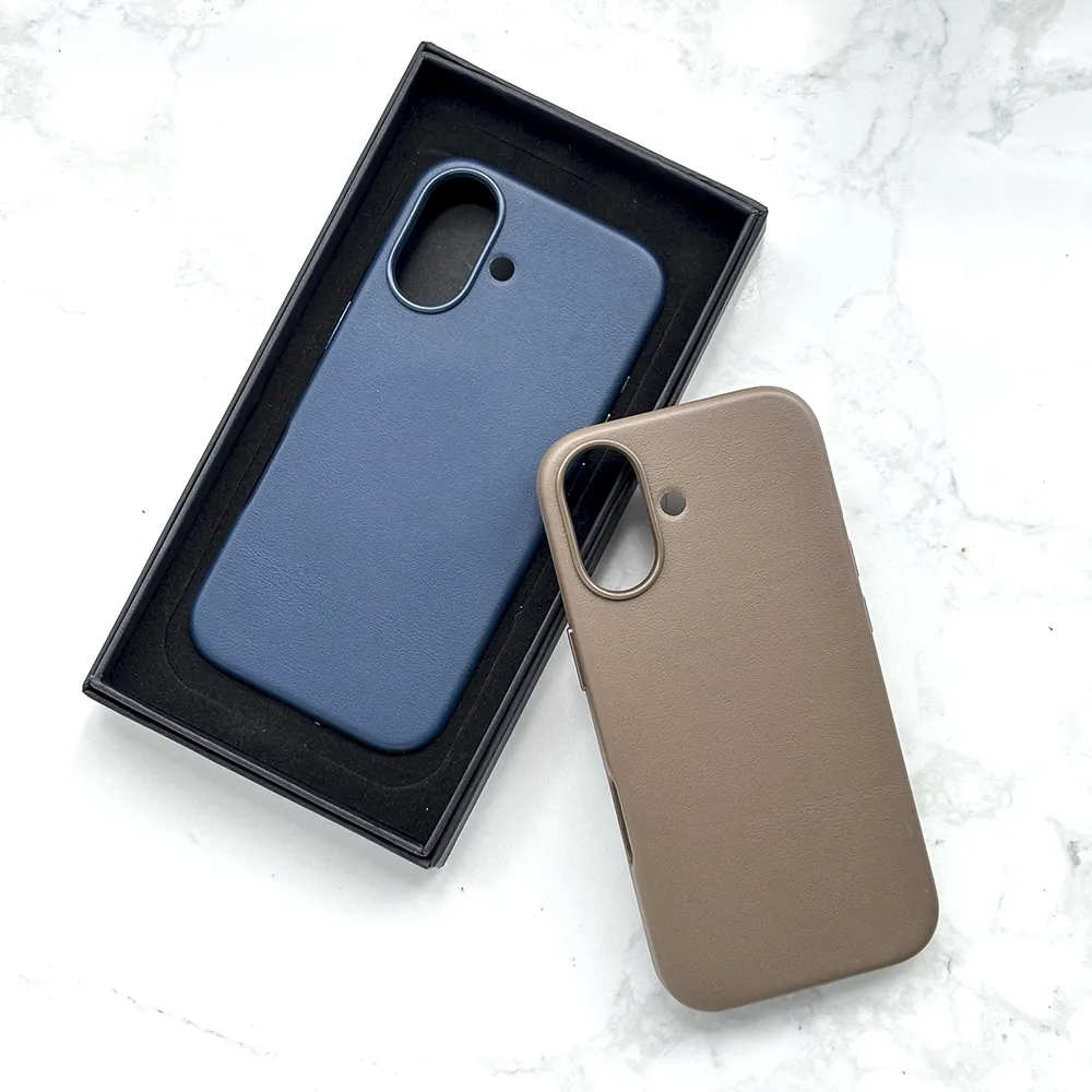 New Arrival Wholesale Microfiber Leather 360 Degree Protection Cell Phone Case for Iphone 17 Phone Cover with Your Logo