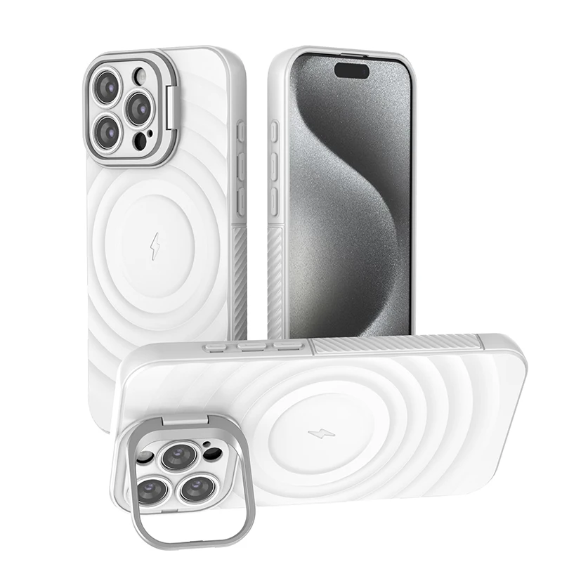 High Quality Magnetic Silicone Tpu Phone case Four Corners Anti-fall Protective Cover for Iphone 15 14 13 12 11pro Phone Cases