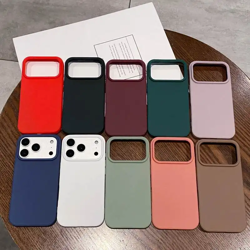 Hot Style Hot Cheap Macaroon Color Matte TPU Phone Case Accessories for iPhone 17 Pro Max 16 15 Cover