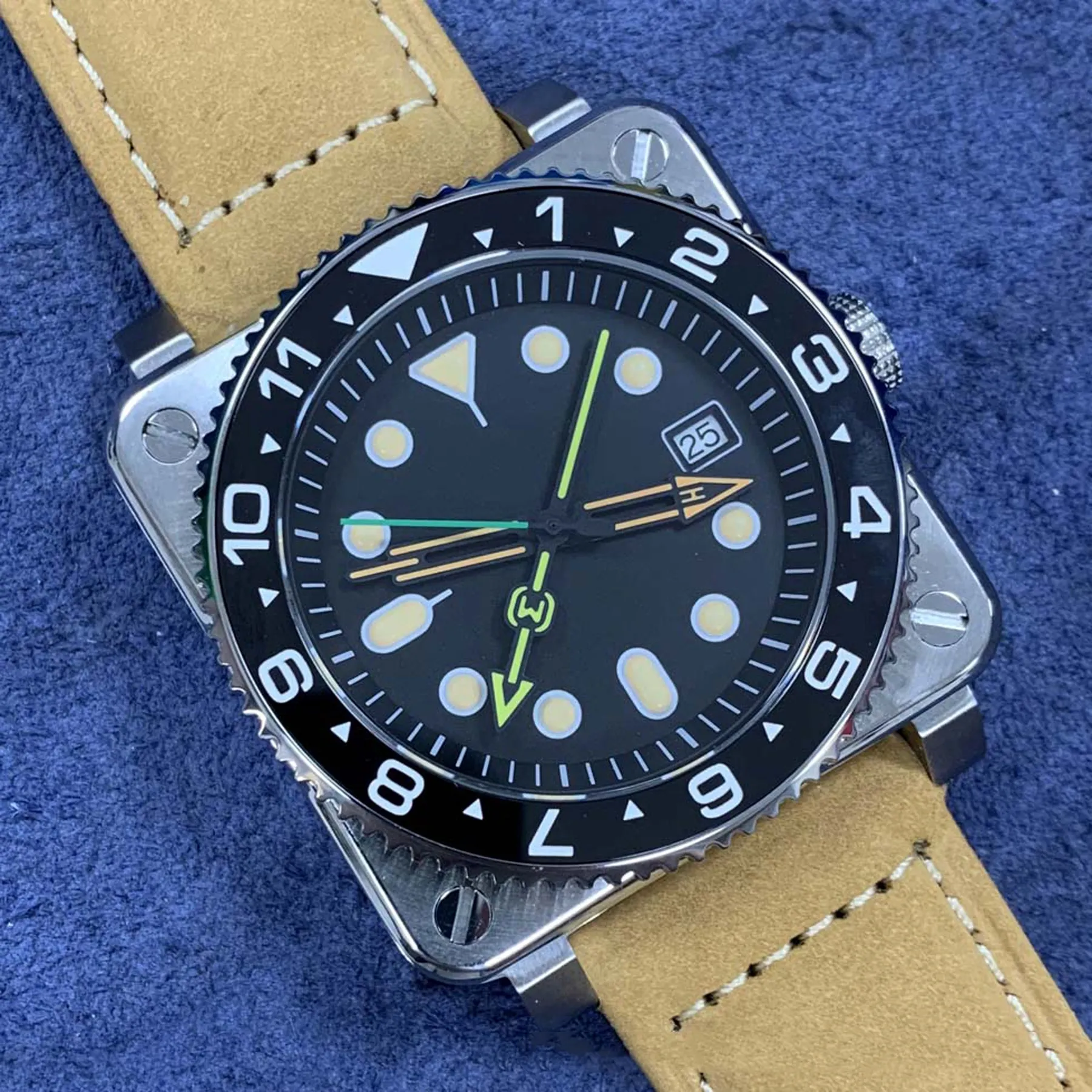 Hot Selling square Mechanical Watches Men Custom Watch for Men Automatic High Quality Gift Set Mens Luxury Watch