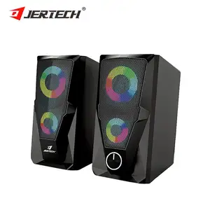 Jertech S6 ขายส่งราคาถูกราคา Mini Usb 2.0 อุปกรณ์เสริมคอมพิวเตอร์ไฟ led 30 วัตต์ลำโพงและลำโพงฮอร์นสำหรับแล็ปท็อปพีซีเดสก์ท็อป