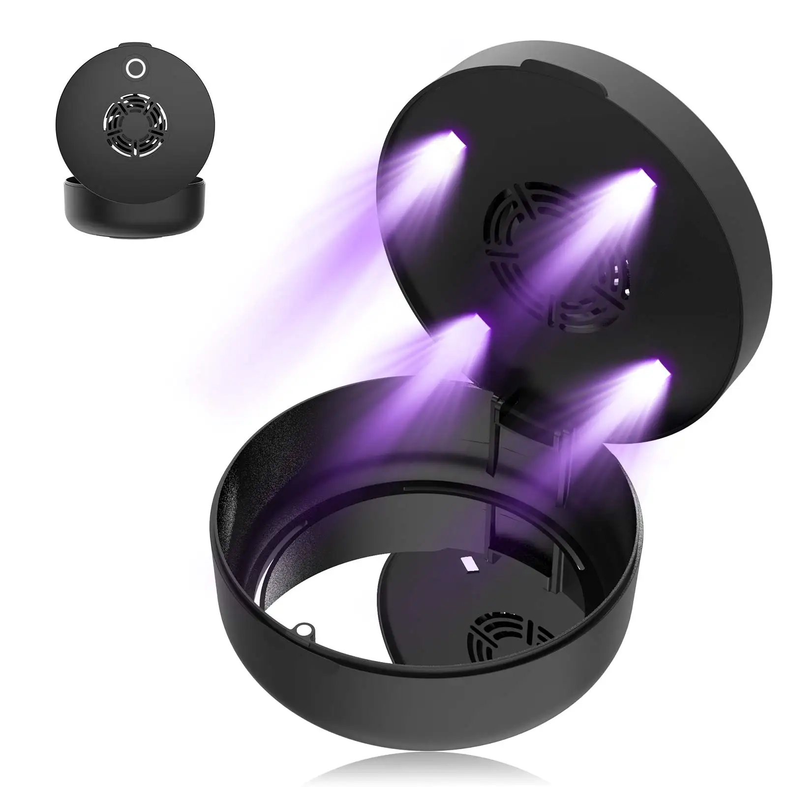 Custom Logo Aligner case with Fan Silicone Liner for Safe Storage Easy to Clean