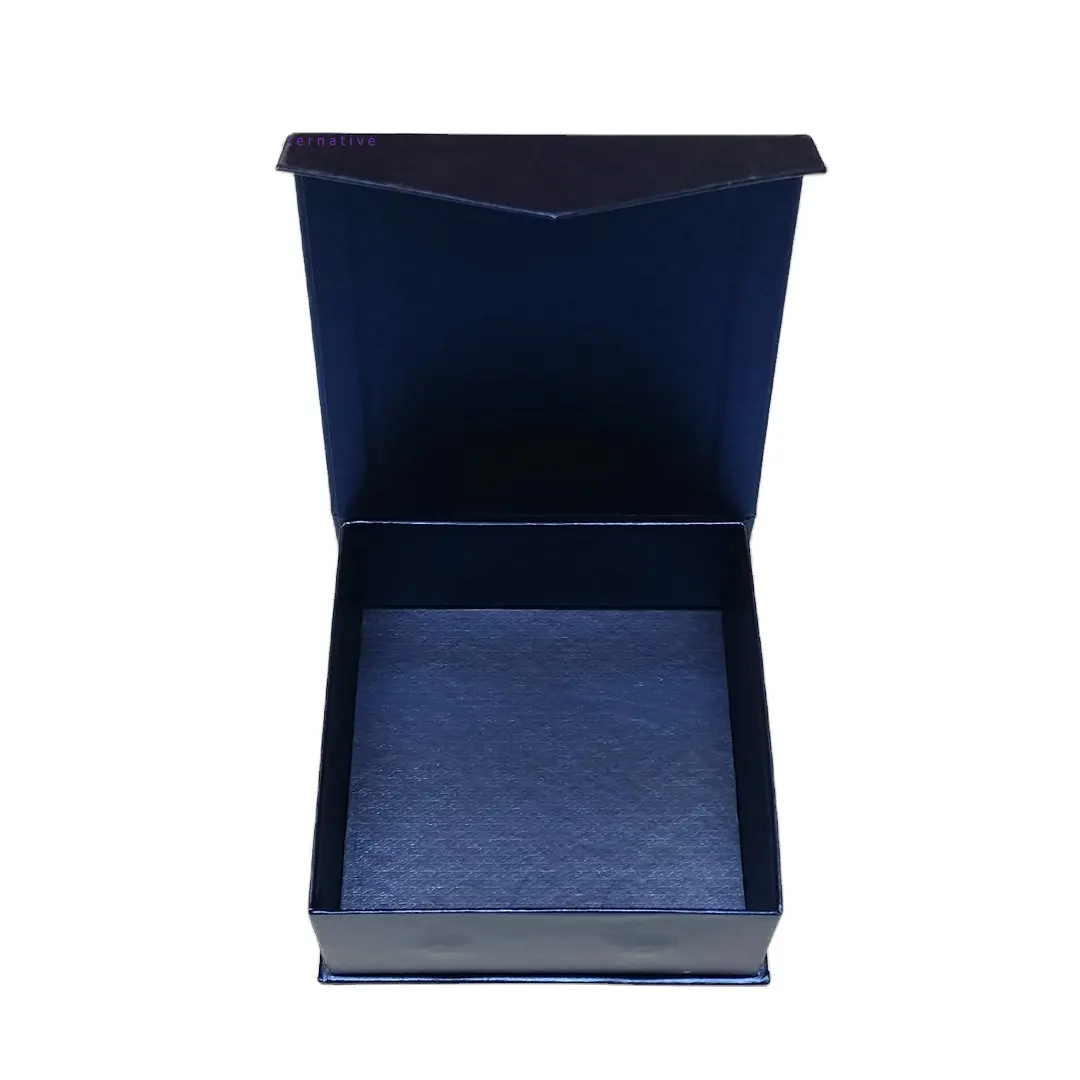 Handmade Kraft Paper Rigid Boxes Flap Open Design Glossy UV Matt Lamination Offset Personal Care Fashion Embossing UV Coating