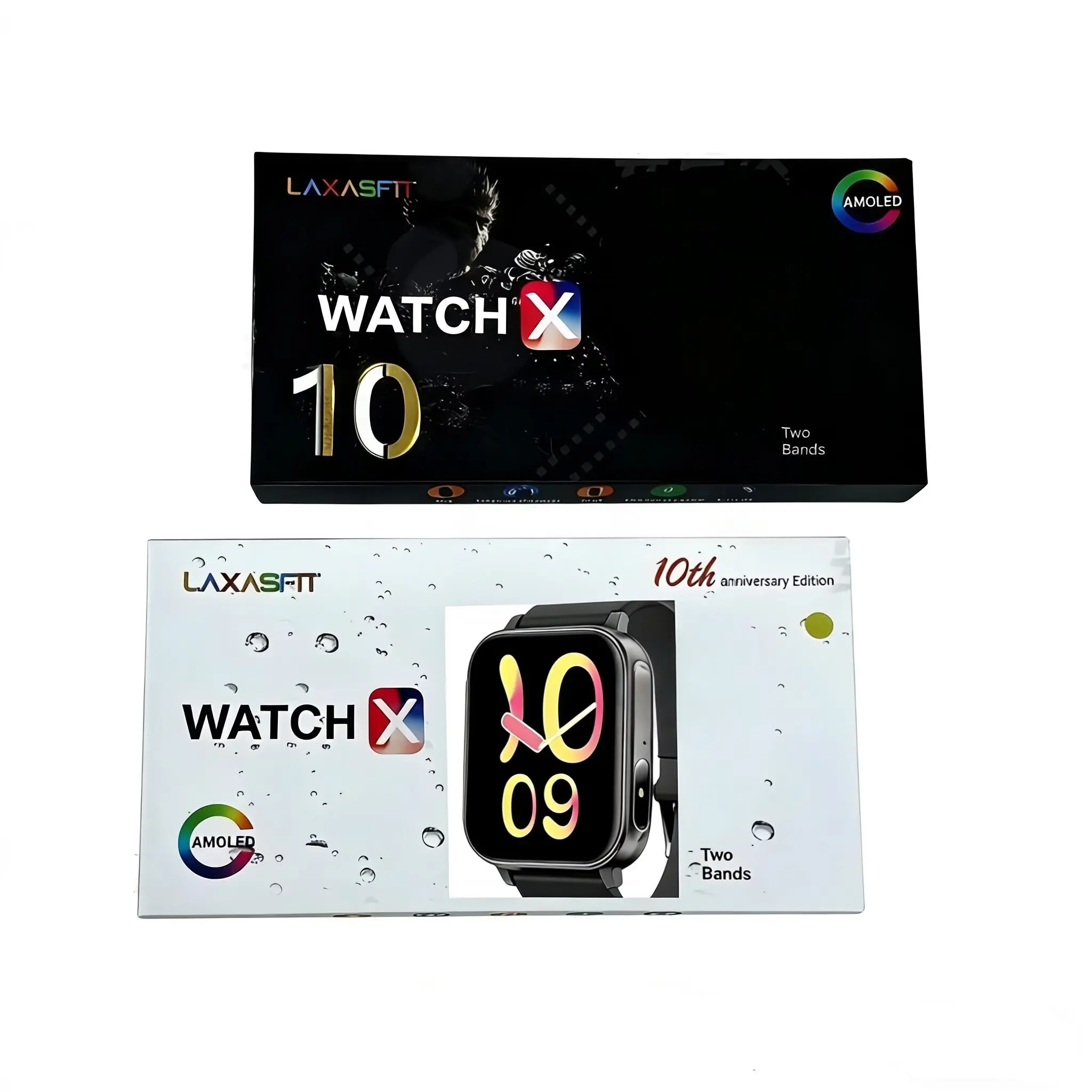 Watch X Serie 10 2 Bands Reloj Montre Intelligente Connected Watch Smartwatch Smart Watch