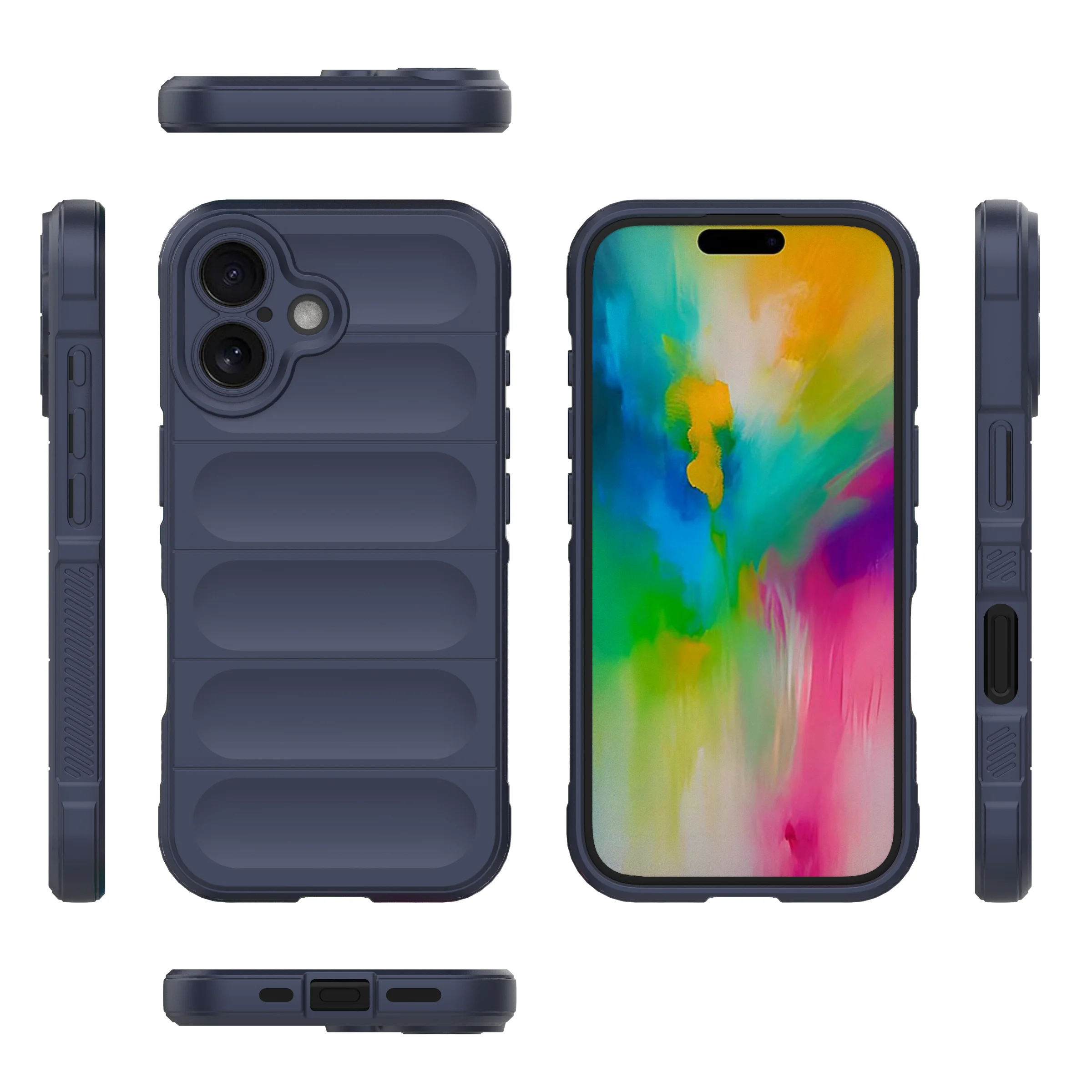 High Quality Soft Shockproof Soft Cover with Camera Protective Mobile Phone Case for IPhne/Smsung/Rdmi