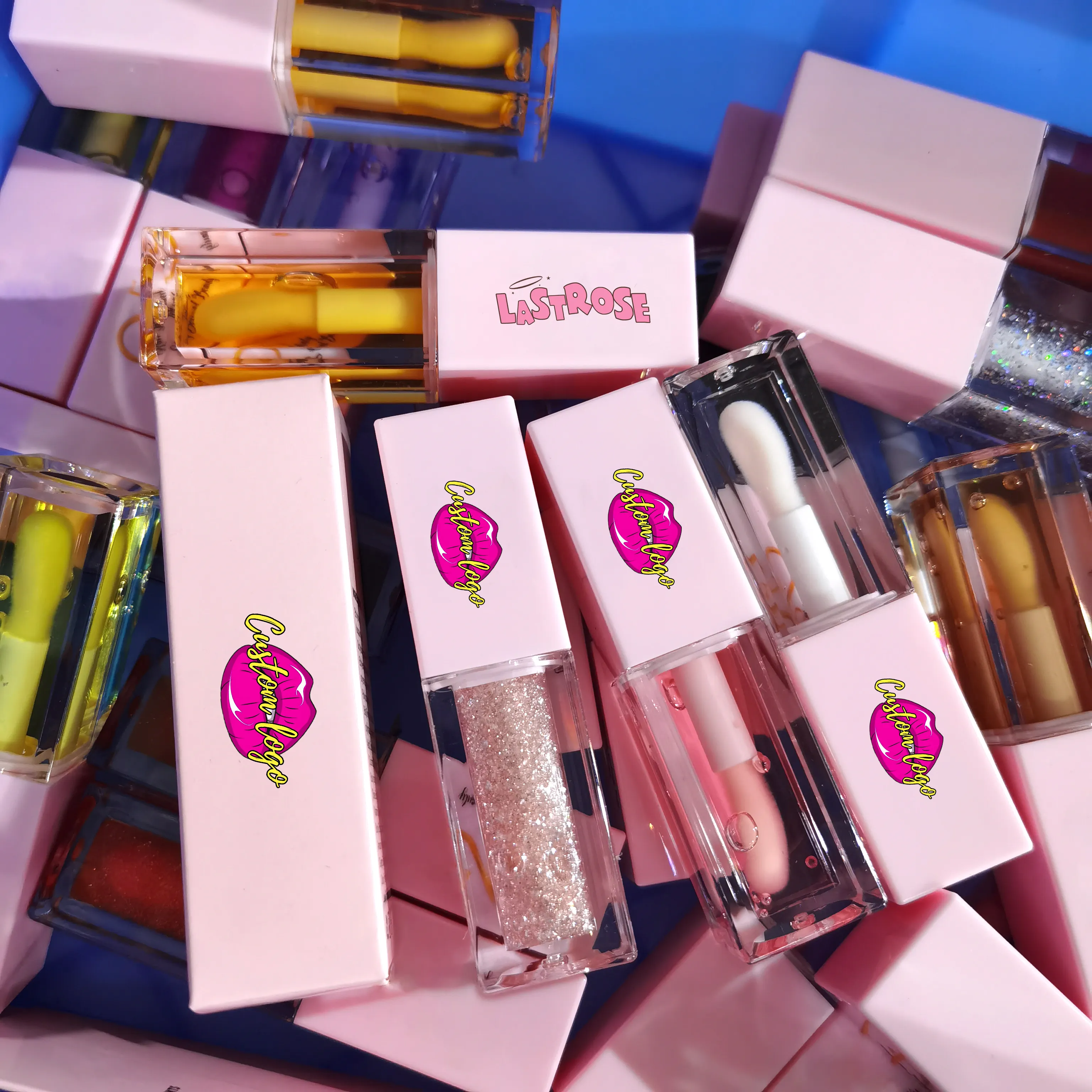 Lip Cosmetic Hydrating Waterproof Lip Gloss Balm Fruity Flavoring Strawberry Lipgloss Oil Private Label Vegan Plumped Lip Oil