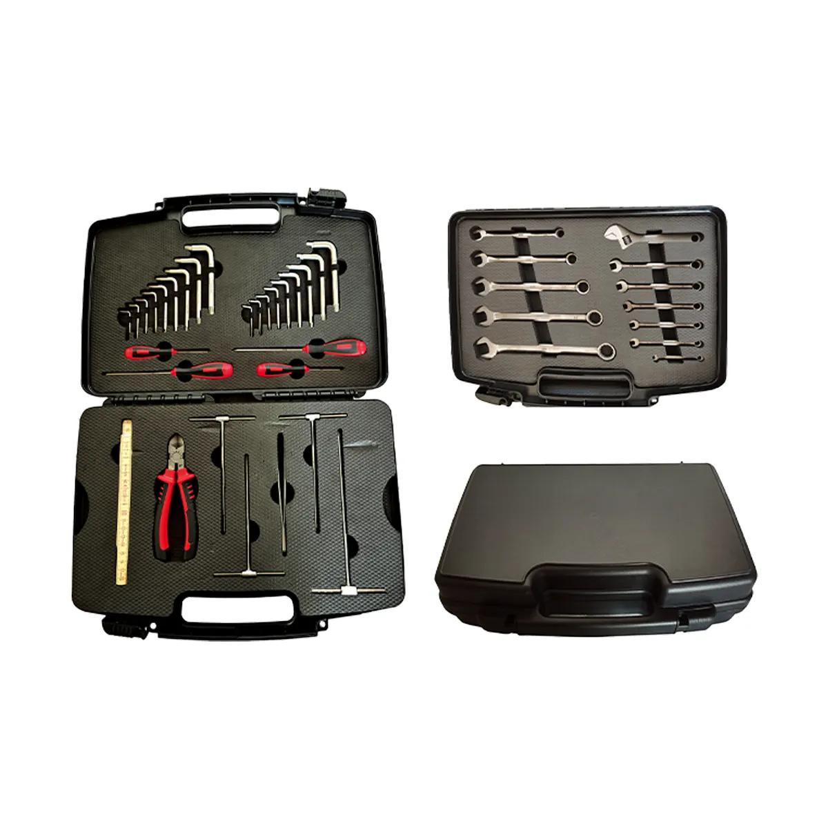 HENITUER T1245 Titanium Tool Non Magnetic Multifunctional Titanium Tools 45PCS Set Suitable for Household Medical Aviation Field